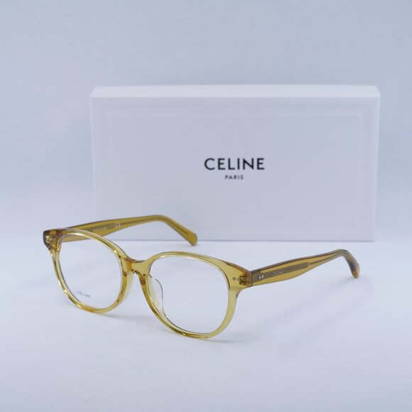 Final Price! Celine CL50007F 039 Yellow Eyeglasses 52mm - Picture 4 of 11